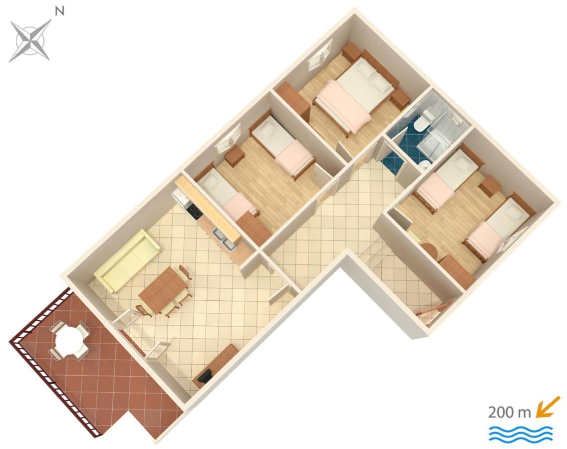 Apartments With A Parking Space Srima - Vodice, Vodice - 6099 Экстерьер фото